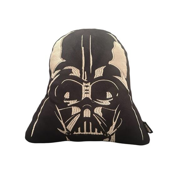 Darth Vader Star‎ Wars Lucasfilm Black And White Pillow Darth Helmet 11.5” X 12” - Picture 1 of 4